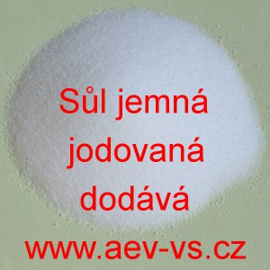 Sůl jemn&aacute; jodovan&aacute;