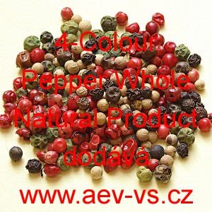 4-Colour Pepper Whole (pepř čtyřbarevn&yacute; cel&yacute;)
