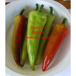 Paprika ročn&iacute; zeleninov&aacute; hybridn&iacute; p&aacute;liv&aacute; Dr&aacute;ky F1